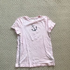 Women’s pink j crew tee